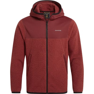 Craghoppers Heren Telesto Hooded Jacket (Kastanjebruin)