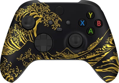 Clever Gold Kanagawa Wave Controller (Xbox compatibel)