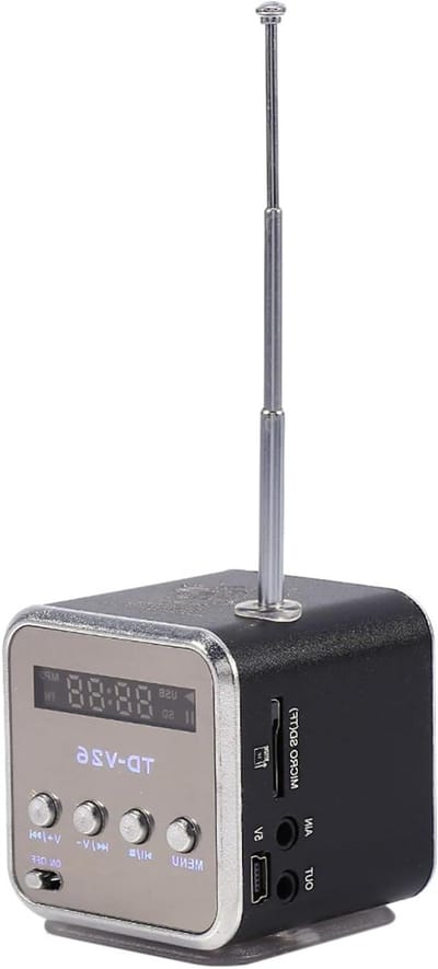 Mini Luidspreker Muziekspeler - Draagbare Speaker - Muziek Luisteren Buiten - Veelzijdige Afspeelopties - 8 x 6 x 4 cm