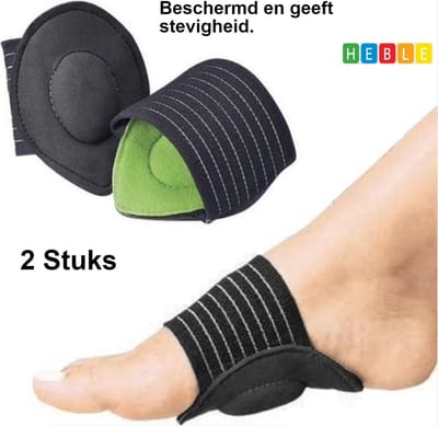 *** Enkelbandage 2x Sport Bandage - Middenvoetsbeen - voetbal - band - Beschermer - enkel - banden - bal voet - van Heble® ***