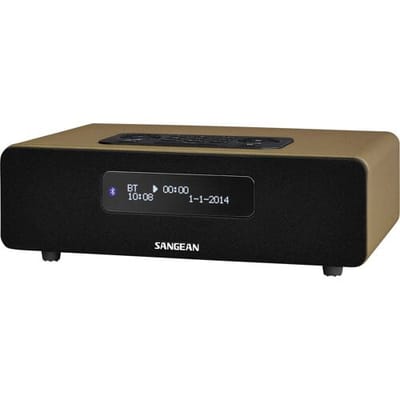 Sangean DDR-36 - DAB Radio met Bluetooth - Tafelradio met DAB+ en FM - Bruin