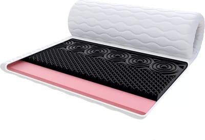 FDM® NERO MET VISCO Topmatras 80x200 cm - Hoogte 7 cm H3 - Koudschuim Topmatrassen Topper Topdekmatras - HR H30 en Visco - - Antiallergisch