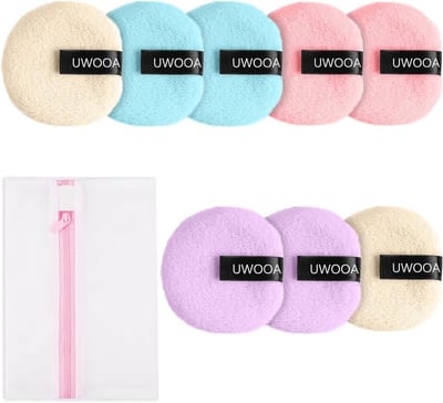 Herbruikbare Make-up Verwijder Pads - 8 Stuks, Dubbelzijdig Flanel, Zacht en Geschikt voor Gezichtsreiniging en Make-up Verwijdering met Opbergzak