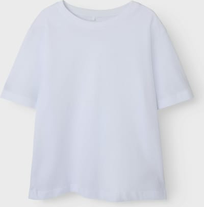 NAME IT NKMVOBBO SS NREG TOP NOOS Jongens T-shirt - Bright White