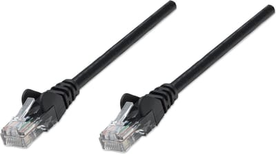 Intellinet 343350 RJ45 Netwerkkabel, patchkabel CAT 6 U/UTP 5.00 m Zwart 1 stuk(s)