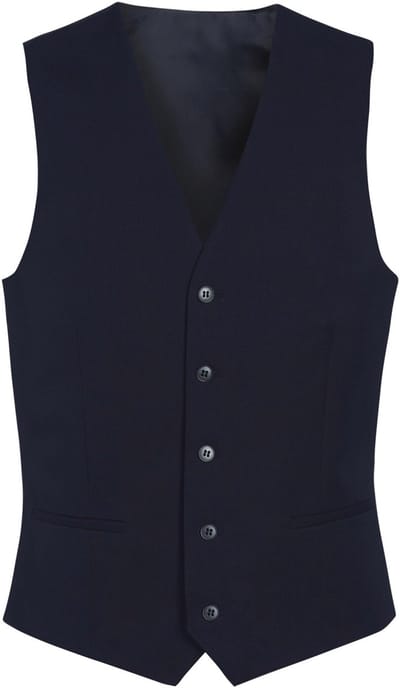 Brook Taverner Mercury Mens Waistcoat BT1295 - Navy - L