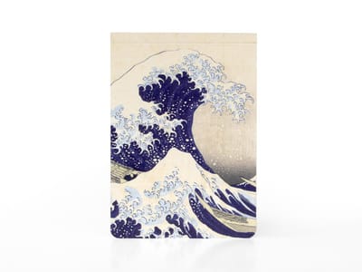 Lanzfeld Hokusai - Notitieboek A6 - Blanco - 36 Pagina's - De Grote Golf - Softcover