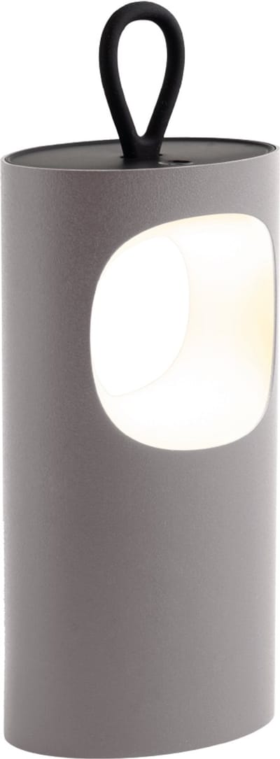 Luxus Europe - Tafellamp Lugano Taupe - Draadloze LED Tafellamp Binnen - USB-C Oplaadbaar - Dimbaar - Warm Wit - Luxe Design
