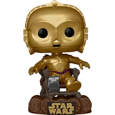Funko Star Wars - Return Of The Jedi 40th Anniversary POP! C3PO In Chair 9 cm Verzamelfiguur - Multicolours