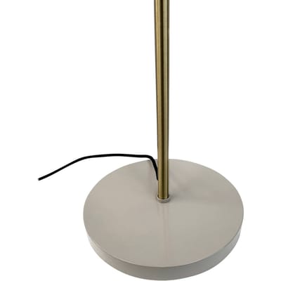 Dyberg Larsen vloerlamp Sleep, grijsbruin, hoogte 165 cm, staal