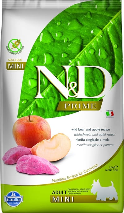 N&D Prime hondenvoeding Wild Zwijn small breed 800 gr.