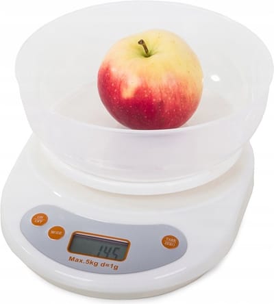 Digitale Keuken Weegschaal - 5 Kilo - Wit