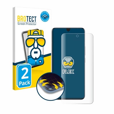 BROTECT - Screenprotector voor Xiaomi 14 Ultra - Folie Beschermfolie transparant volledig dekking - 2 Stuks