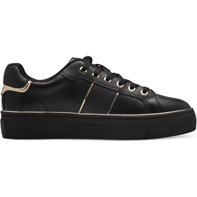Tamaris Sneaker 1-23724-42 007 Dames Lage Damesschoenen M2372442 Zwart