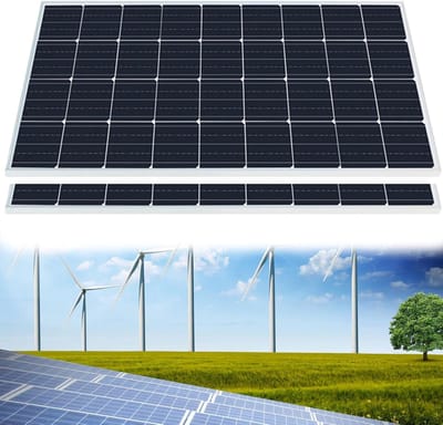 Draagbaar Zonnepaneel - Zonne-energie Kit - Kamperen en Reizen - Inclusief 40A Regelaar - 2x 200 Watt - Zwart