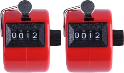 Klikteller 4 Cijfers - Handteller Tally Counter - Nauwkeurig Tellen - Mechanisch Geen Batterijen - 0000-9999 - Diverse Kleuren