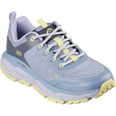 Skechers D'Lux Journey Marigold Synthetische Blauw/Gele Wandelschoenen Voor Dames