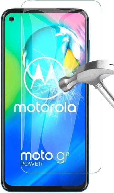 Screenprotector Geschikt voor: Motorola Moto G8 Power Screen Protector [1-Pack] Tempered Glas