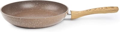 Koekenpan 20 cm Forged Aluminium Antiaanbak met Houtlook Handvat