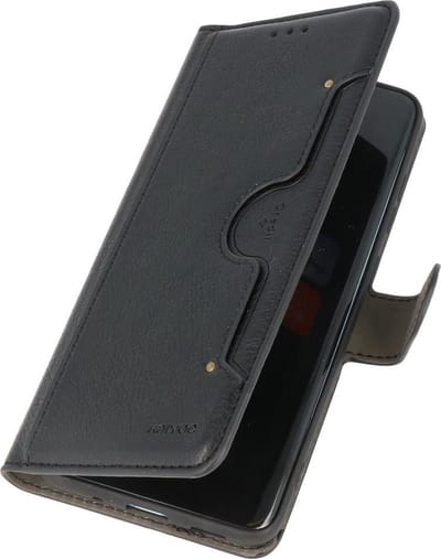 KAIYUE - Luxe Portemonnee Hoesje voor Samsung Galaxy A31 - Zwart