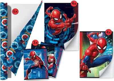 Spiderman - Back to School Schoolpakket - Kaftpapier Voor Schoolboeken En Schriften
