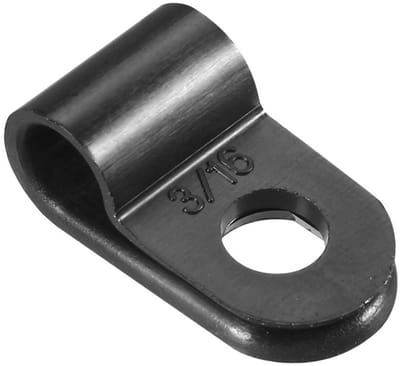 Dailygoods- Kabelklem 20 stuks - Nylon R-type - Bevestigingsmiddel - Draadklemmen - Kabelbeheer - Voor kabels tot 4,8 mm - Draadklem