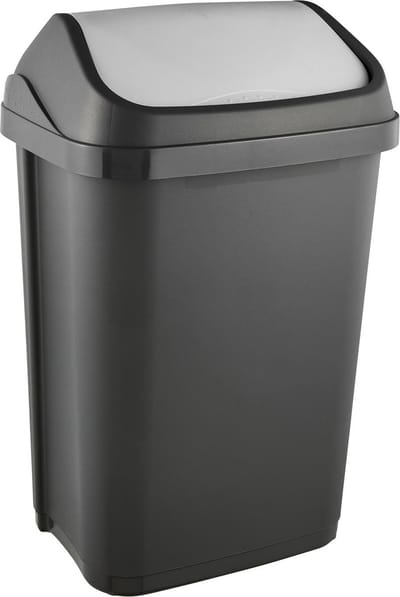 Keeeper Swing Bin - Prullenbak / Vuilbak 33x25x54 - 25 L - Zwart