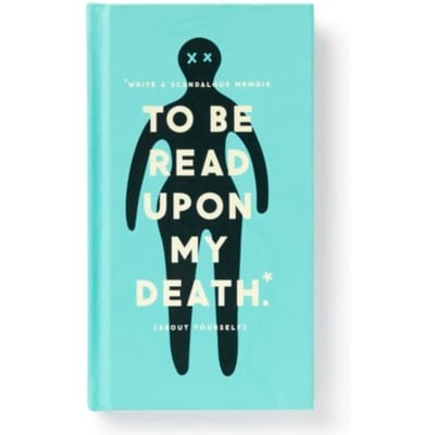 To Be Read Upon My Death Journal - Brass Monkey