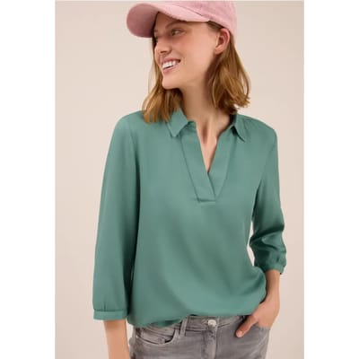 Blouse in effen kleur