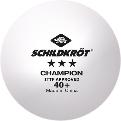Donic Schildkröt Champion 3sterren tafeltennisballen | overdoos van 10x3 ballen