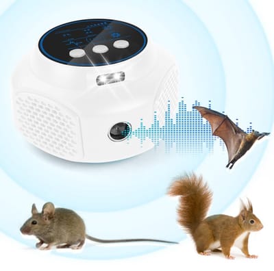 Dailygoody - Ultrasone muizenafweer - Knaagdier verjager - 360 graden dekking - Veilig en praktisch - Muizenverdrijver - Ideaal voor binnen - 300 m² b...