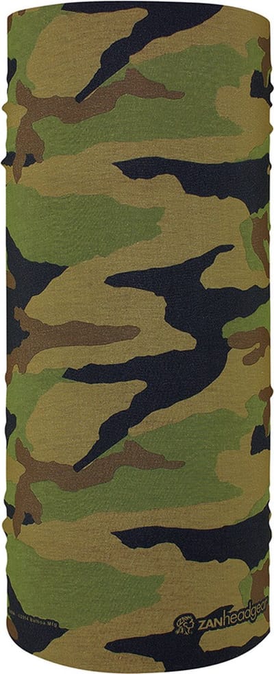 ZAN Headgear Motorkol - Nekwarmer Motor - Nek Warmer - Nekwarmer Heren - Woodland Camo