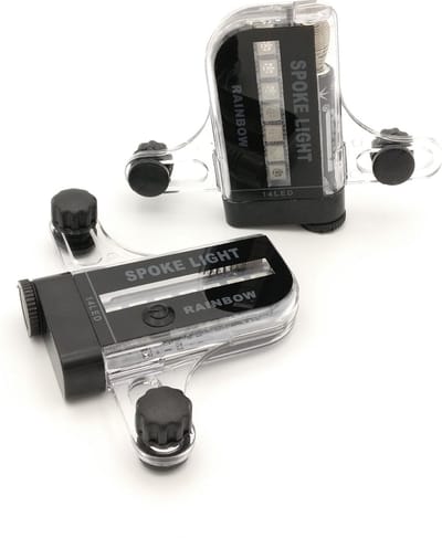 Spaakverlichting fiets – 14 LED lampjes – spaak licht – fietswiel verlichting – 30 patronen – Set van 2