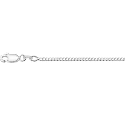 YO&NO - Ketting - Zilver - Gourmet - 2,1mm - 50cm - Sieraden vrouw - Gerhodineerd - Zilver 925
