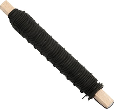 Bloemendraad Rol - Metaaldraad - Bloemschikken - Flexibel en stevig - 08 mm x 25 m - Zwart