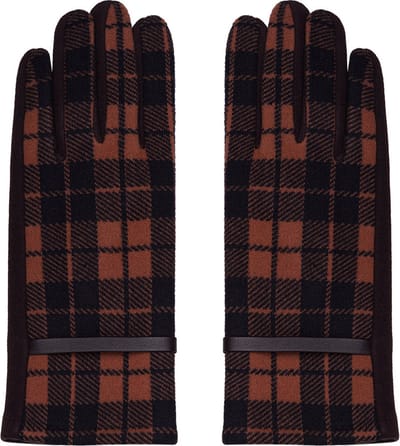 Yehwang - Handschoenen - Geblokt - Bruin