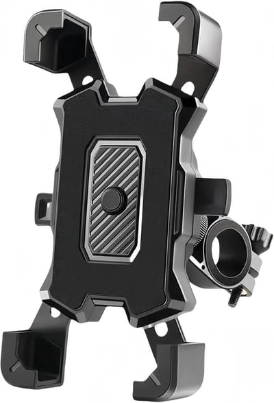 Deze telefoonhouder is geschikt voor fietsen, motoren, scooters, mountainbikes, terreinwagens, kinderwagens en scooters. Hij heeft een 360° draaibaar stuurontwerp en is compatibel met de meeste smartphones met een schermgrootte van 4,7 tot 7,2 inch.