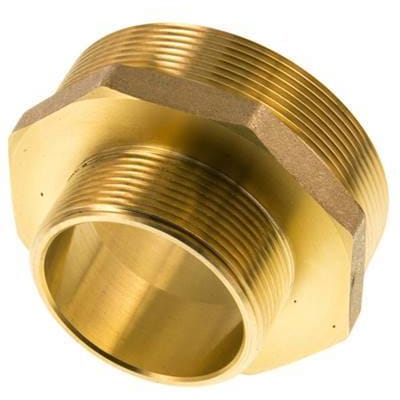 G 3'' x G 2'' Messing Borstnippel 16 Bar - FL2S-M-B-300G-200G
