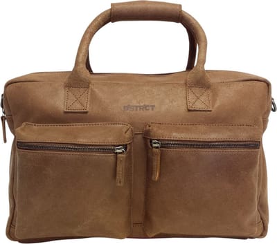 Dstrct Limited Laptoptas 15,6" - Westernbag Cognac