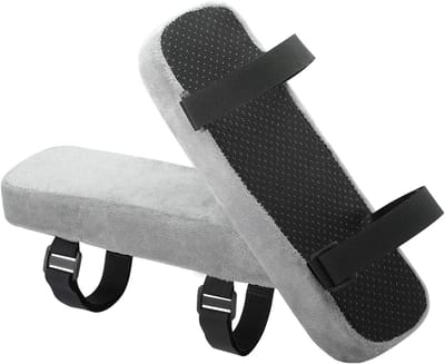 Zachte Armleuningen voor Bureaustoelen - Polyurethaan Schuim Elbow Pads voor Drukverlichting - Universele Arm Covers voor Comfort en Ondersteuning (2 Stuks)