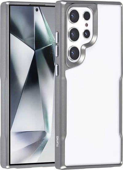 Combat-X Hoesje Geschikt voor: Samsung Galaxy S24 Ultra - Backcover - Grijs