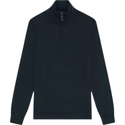 Lyle and Scott Lyle&scott tonal eagle merino quarter zip jumper truien kn2122vc