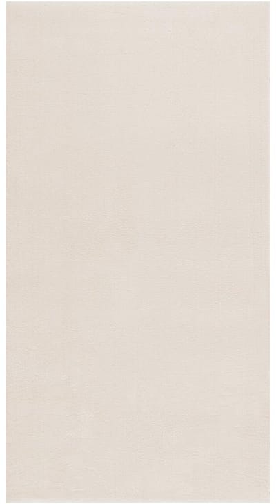 vidaXL - Vloerkleed - shaggy - crèmewit - 120x183 - cm - polyester