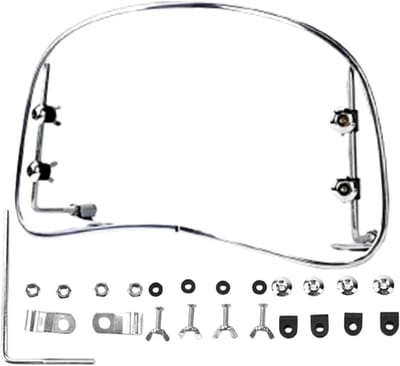 Motorfiets Voorruit - Windscherm Scooter - Bescherming Rijden - Hoge Sterkte PC - 39x22 cm - Transparant