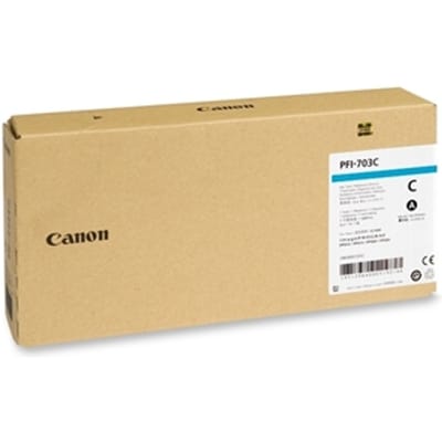 Canon PFI-703C inktcartridge cyaan hoge capaciteit (origineel)