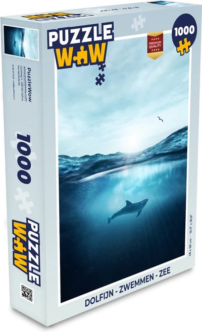 Puzzel Dolfijn - Zwemmen - Zee - Legpuzzel - Puzzel 1000 stukjes volwassenen