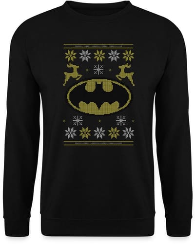 Batman Logo Lelijke Kersttrui Sweater Heren