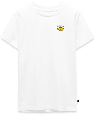 Pompompurin Geborduurd Portret Premium T-Shirt Tiener