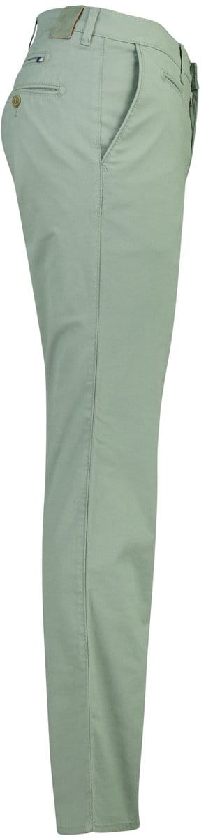 pantalon Brax Fabio groen flatfront normale fit
