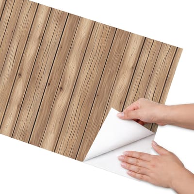 Coloray Meubel Wrap Folie - Bruin Meubelfolie - 50x100 cm - Meubel Wrap Folie Houtstructuur - Plakfolie Meubels - Rustiek Meubelfolie - Decoratiefolie Zelfklevend - Slaapkamer decoratie - Texturen